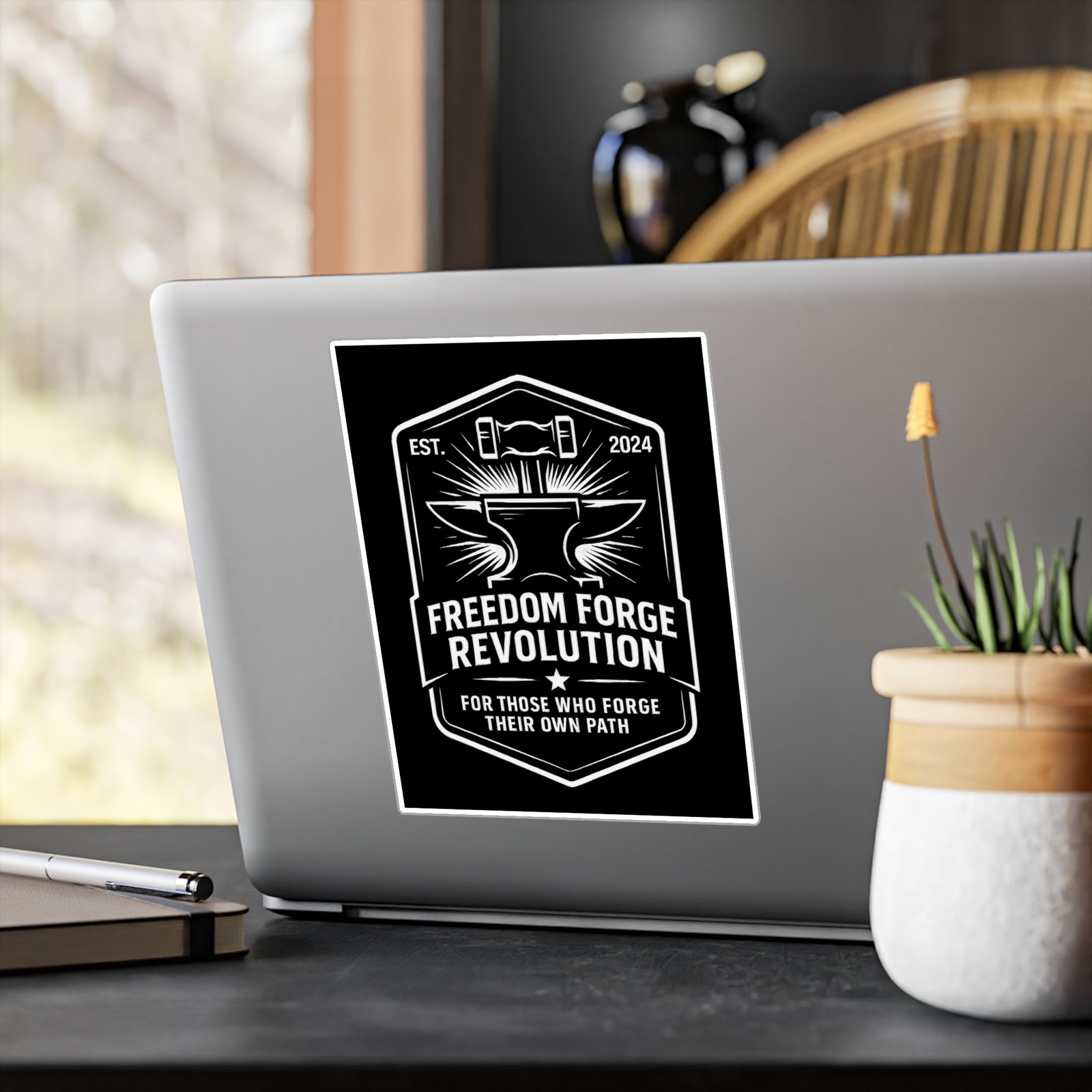 Hammer and Anvil Variant Sticker