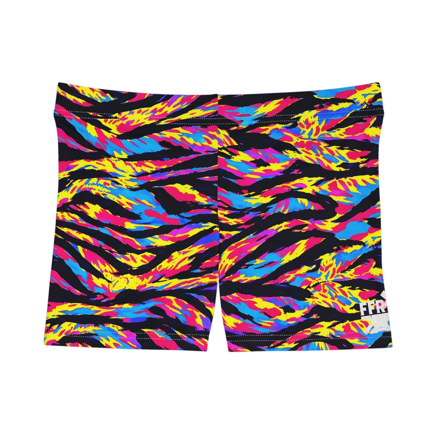 Women's Minimalist Yoga Shorts - Rad Tiger