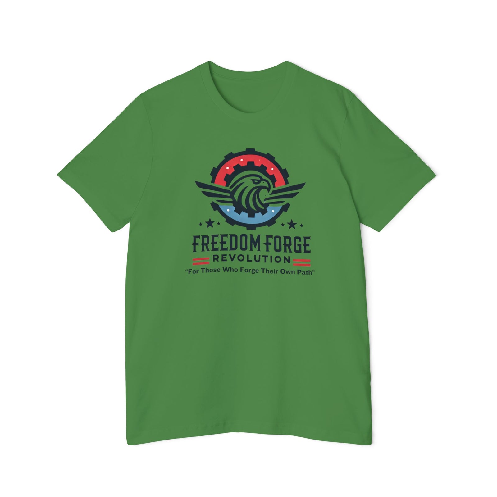 American Made Eagle And Gear - Unisex T-Shirt/ Freedom Forge Revolution
