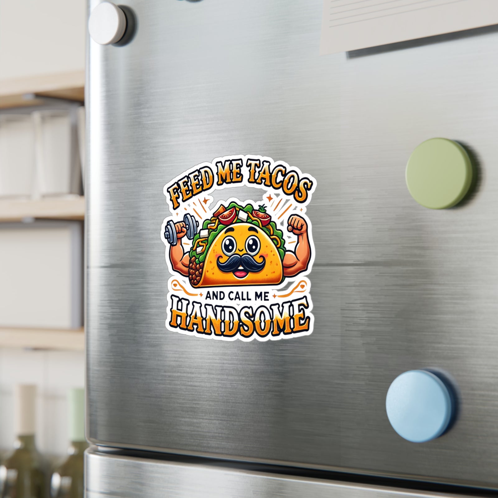 American Made Tacos And Handsome Sticker - Swag/ Freedom Forge Revolution