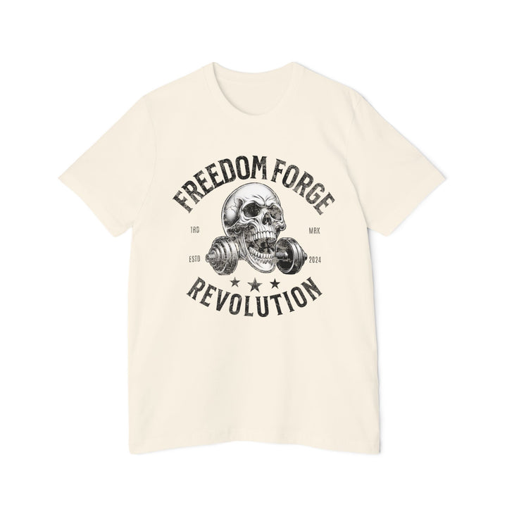 American Made Skull And Cross Plates - Unisex T-Shirt/ Freedom Forge Revolution