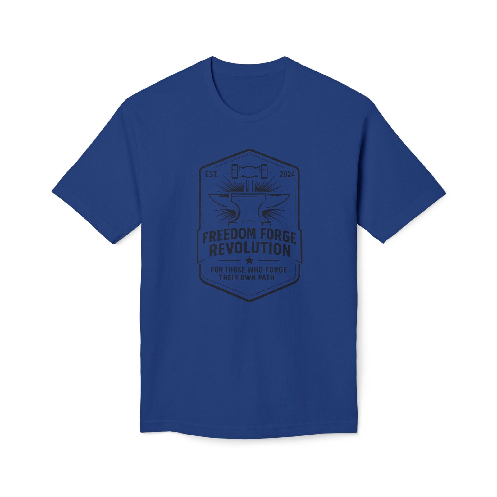 American Made Relaxed Fit Midweight T-shirt - T-Shirt/ Freedom Forge Revolution