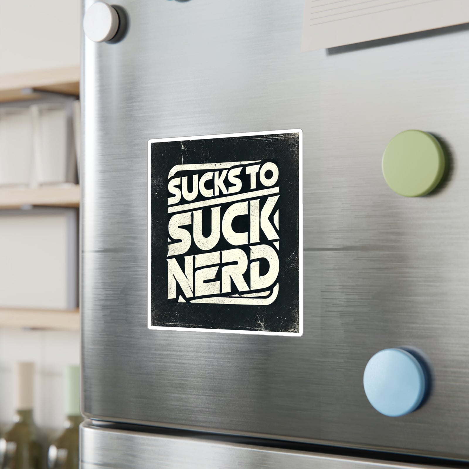 American Made Sucks To Suck Nerd Sticker - Swag/ Freedom Forge Revolution