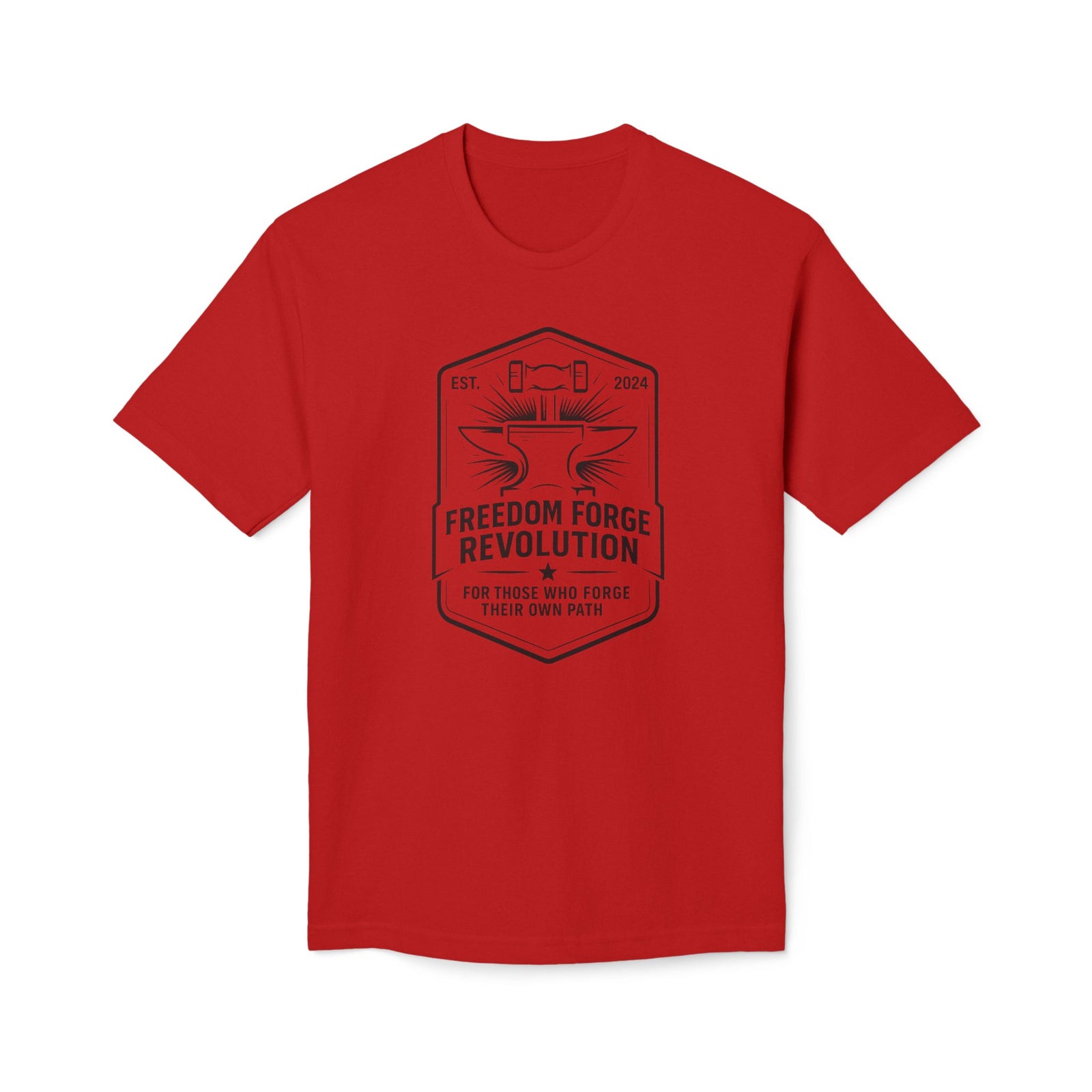 American Made Relaxed Fit Midweight T-shirt - T-Shirt/ Freedom Forge Revolution