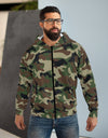 American Made Camo Unisex Zip Hoodie - All Over Prints/ Freedom Forge Revolution