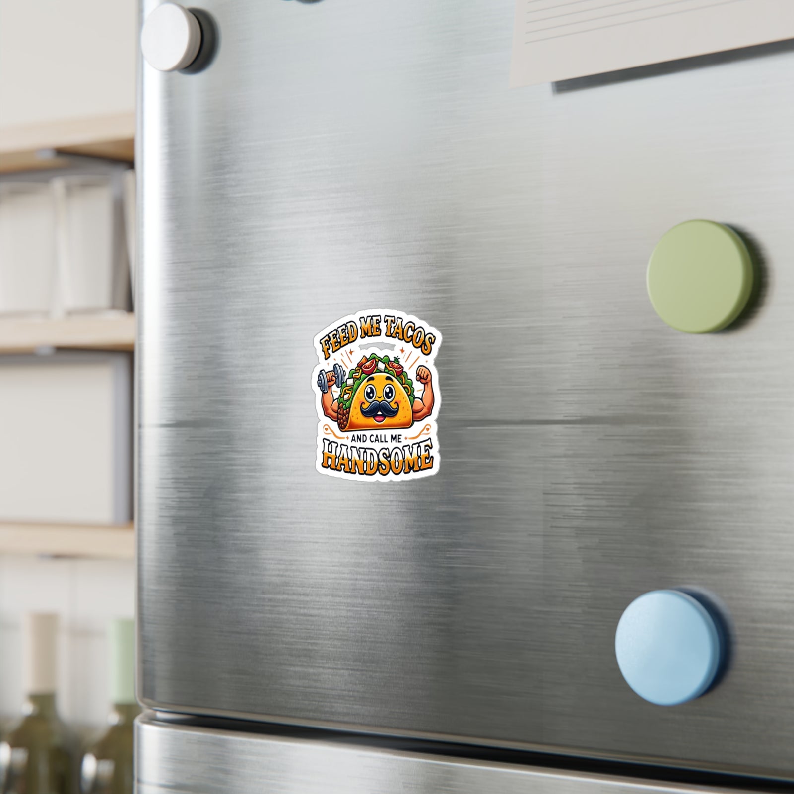 American Made Tacos And Handsome Sticker - Swag/ Freedom Forge Revolution