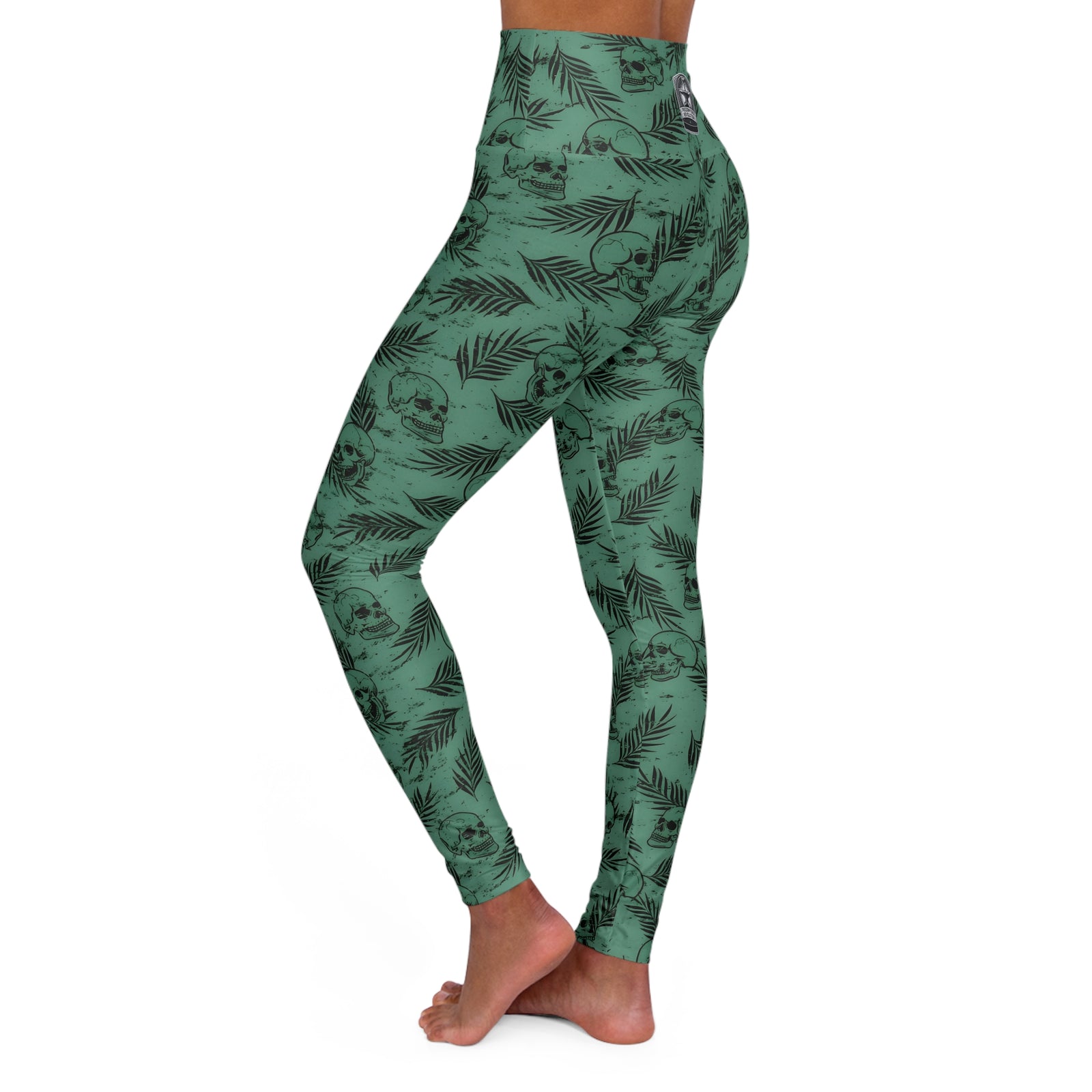 American Made Motivational High Waisted Yoga Leggings for Fitness Enthusiasts - Leggins/ Freedom Forge Revolution