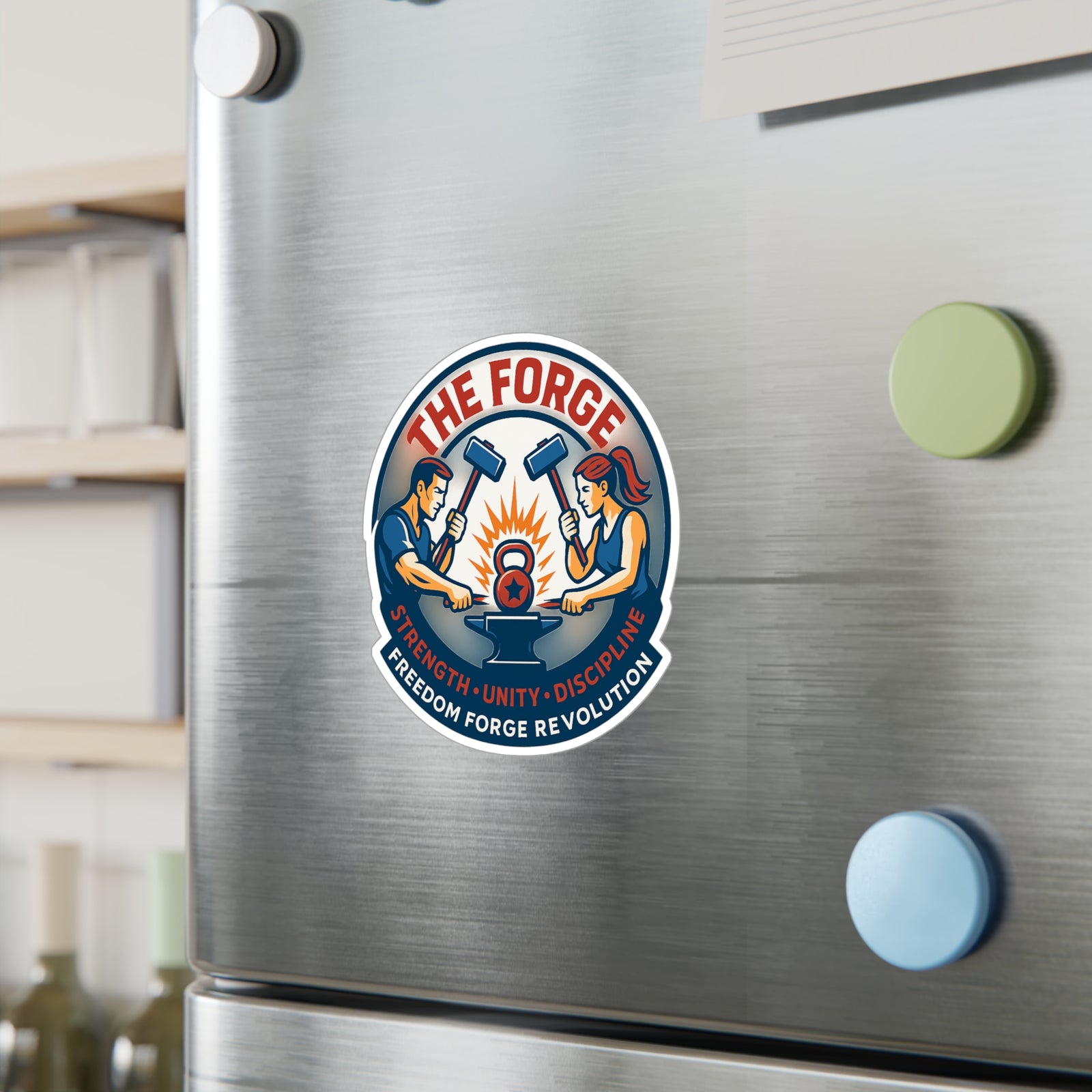 American Made The Forge Sticker - Swag/ Freedom Forge Revolution