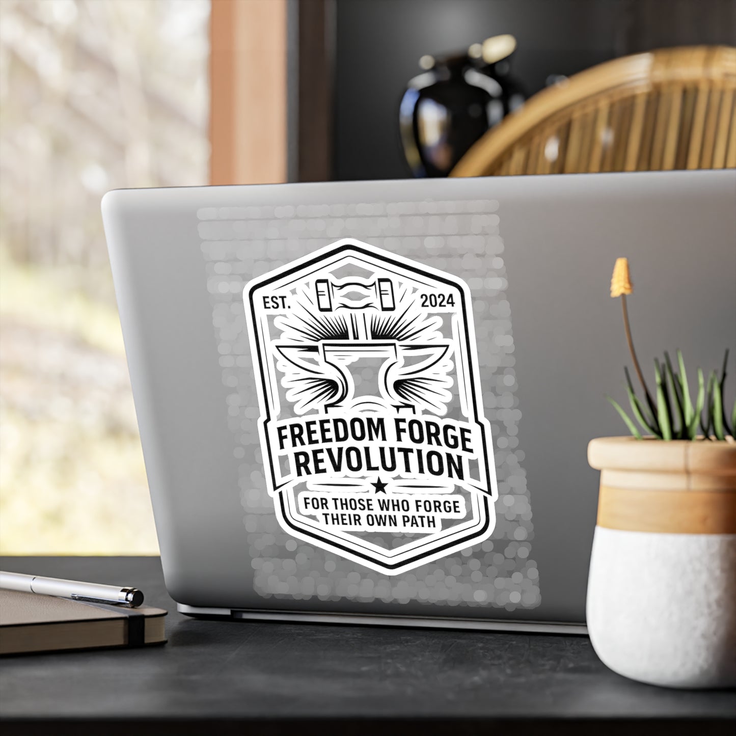 Hammer and Anvil Variant Sticker