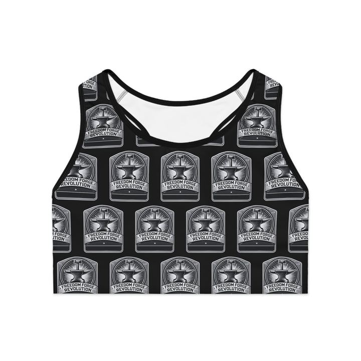 American Made Empowering Graphic Sports Bra - Freedom for Revolution - Women&