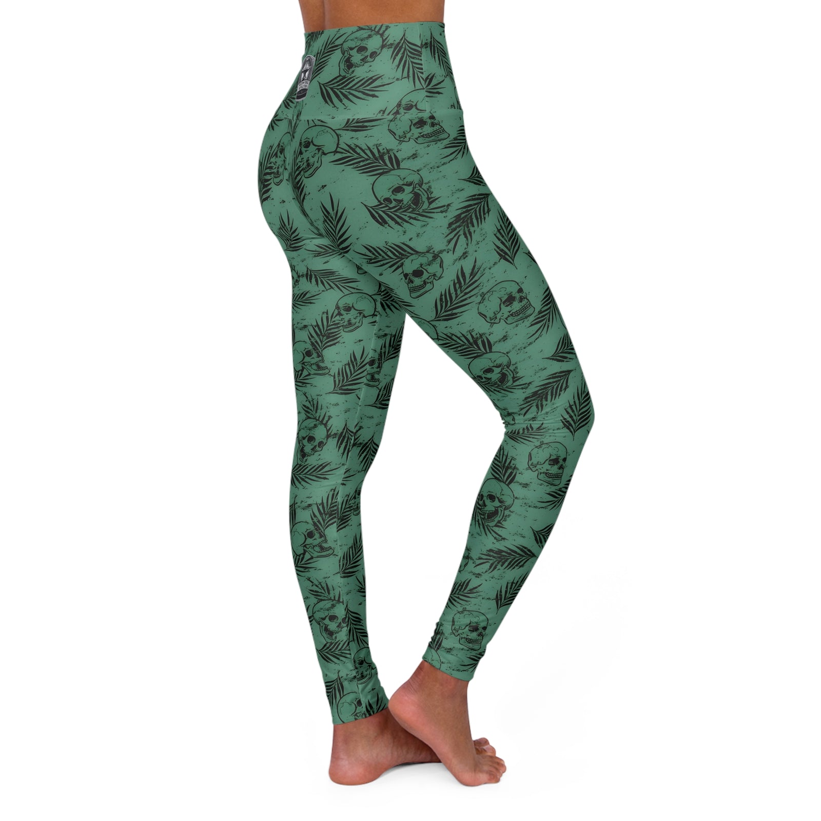 American Made Motivational High Waisted Yoga Leggings for Fitness Enthusiasts - Leggins/ Freedom Forge Revolution
