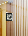 American Made Sucks To Suck Nerd Sticker - Swag/ Freedom Forge Revolution