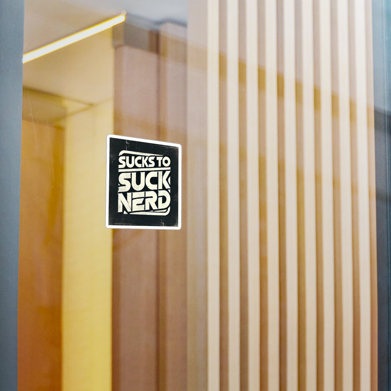American Made Sucks To Suck Nerd Sticker - Swag/ Freedom Forge Revolution