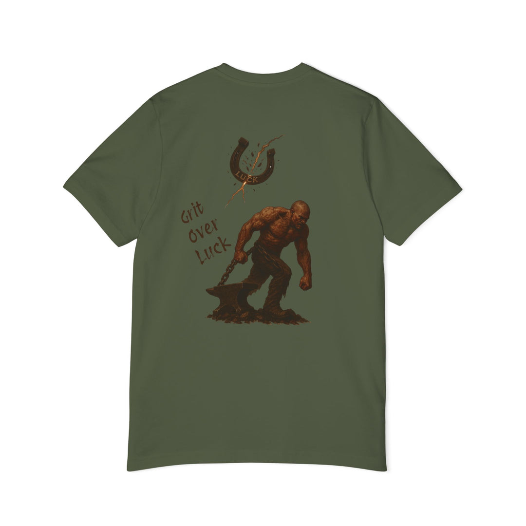 American Made Grit Over Luck - Unisex T-Shirt/ Freedom Forge Revolution