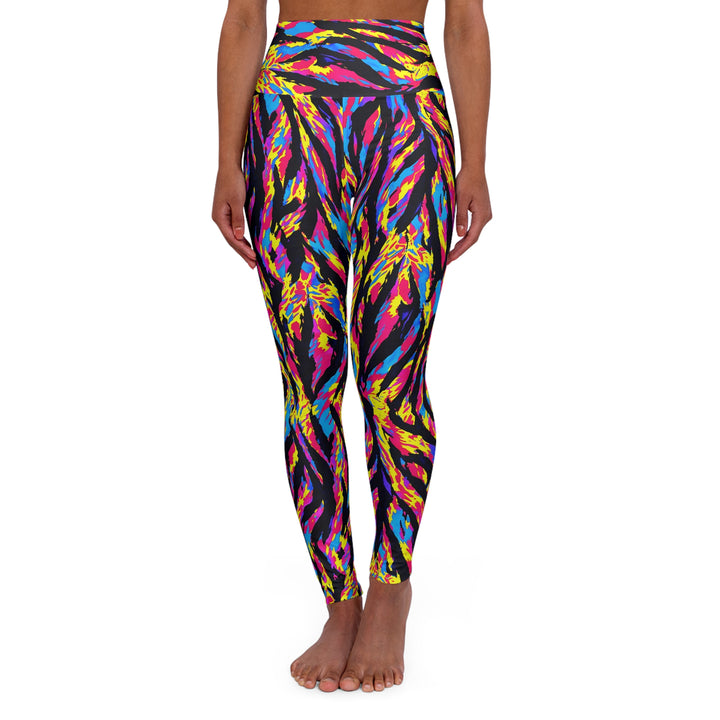 High Waisted Yoga Leggings - Rad Tiger