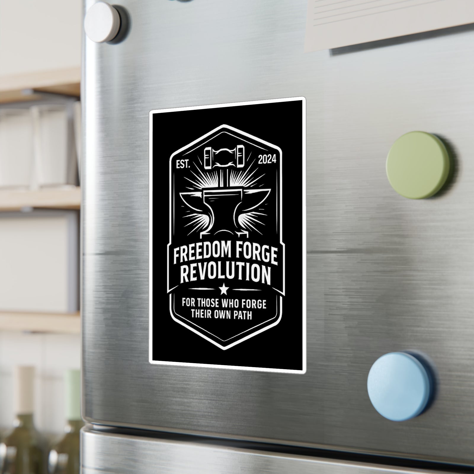 Hammer and Anvil Variant Sticker