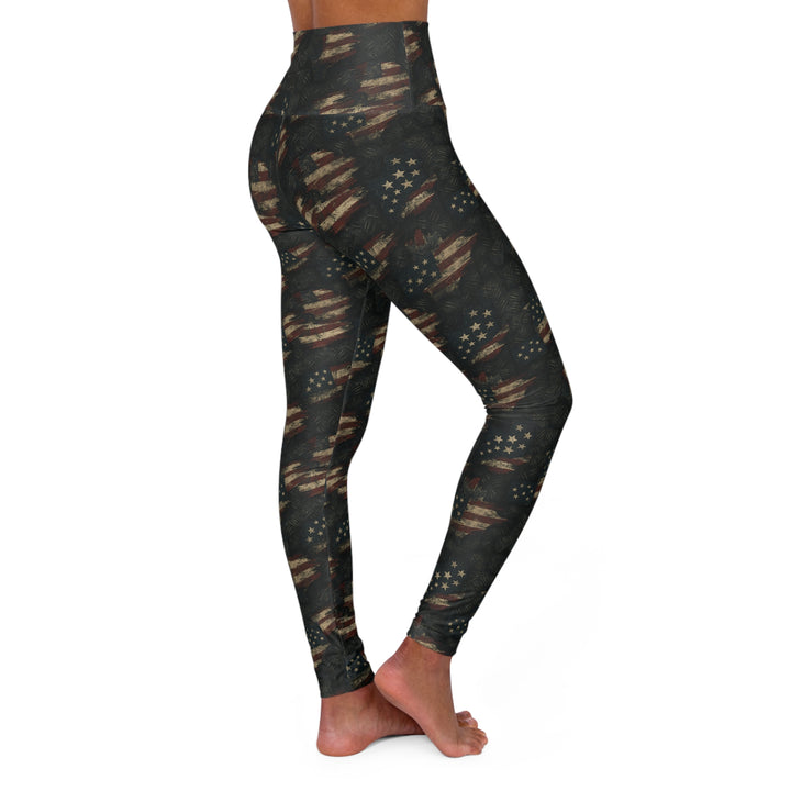 High Waisted Yoga Leggings - Grit And Steel