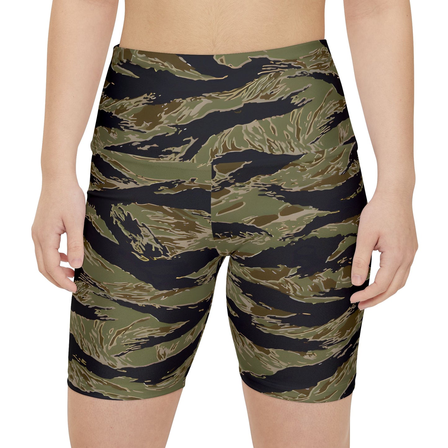 Women's Workout Shorts - Tiger
