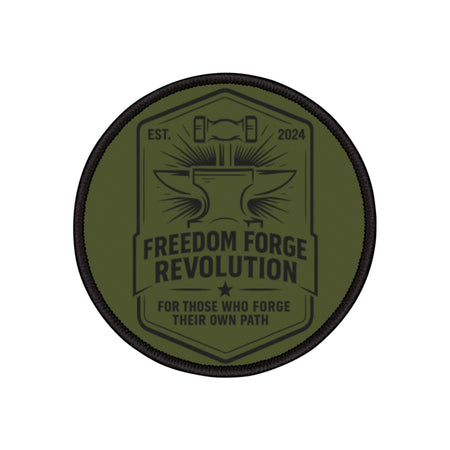 American Made Hammer and Anvil Variant Iron-On Patch - Accessories/ Freedom Forge Revolution