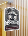 American Made Hammer and Anvil Sticker - Swag/ Freedom Forge Revolution