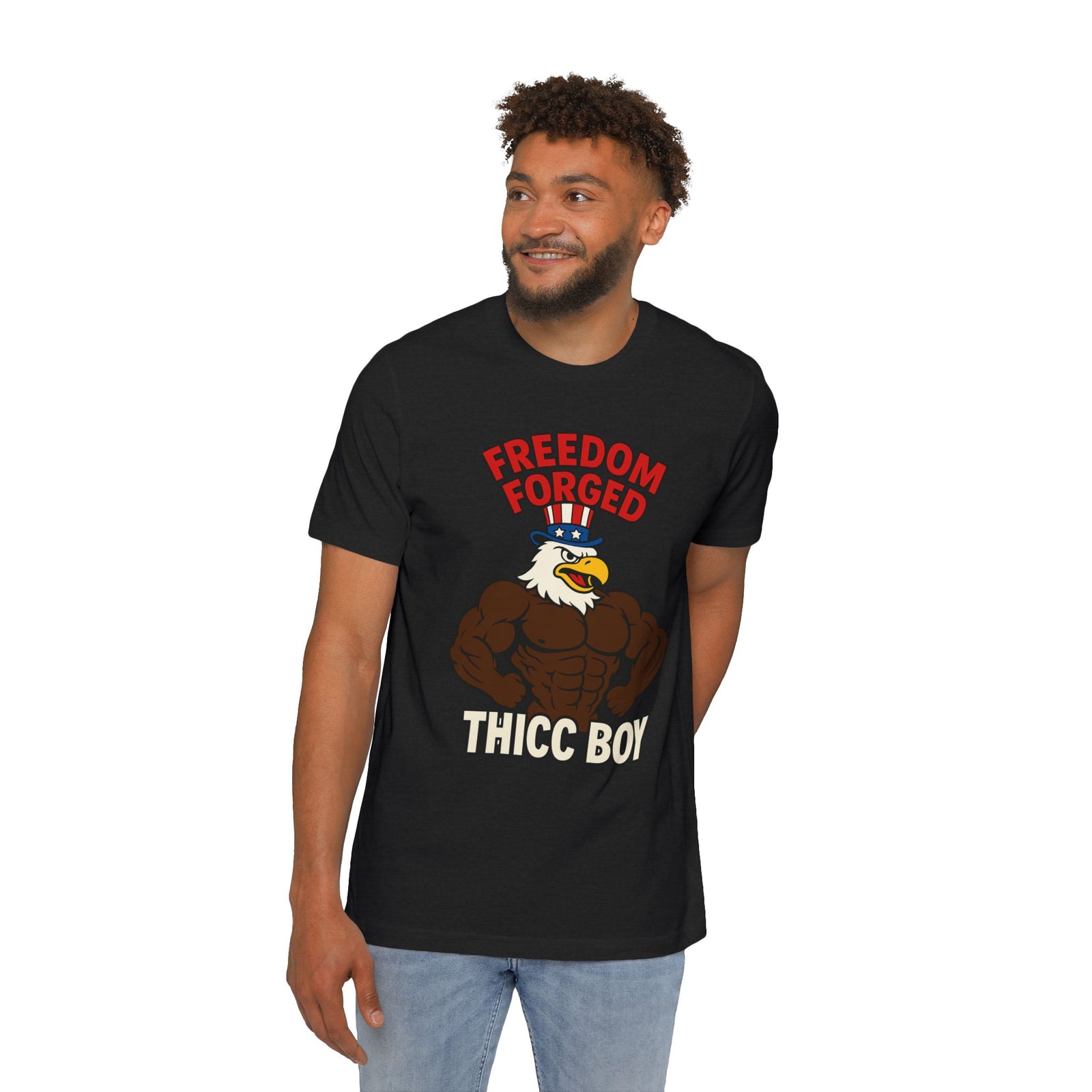 Freedom Forged Thicc Boy T-Shirt