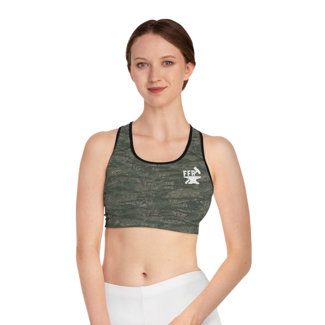 FFR Sports Bra - Tree Bark Camo