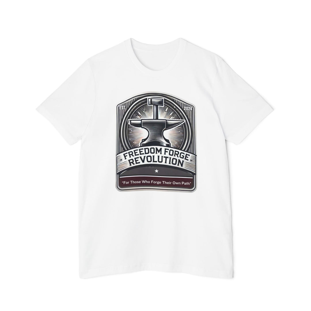 American Made Hammer And Anvil - Unisex T-Shirt/ Freedom Forge Revolution