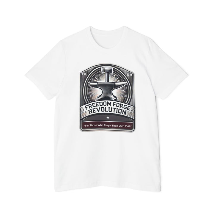 American Made Hammer And Anvil - Unisex T-Shirt/ Freedom Forge Revolution
