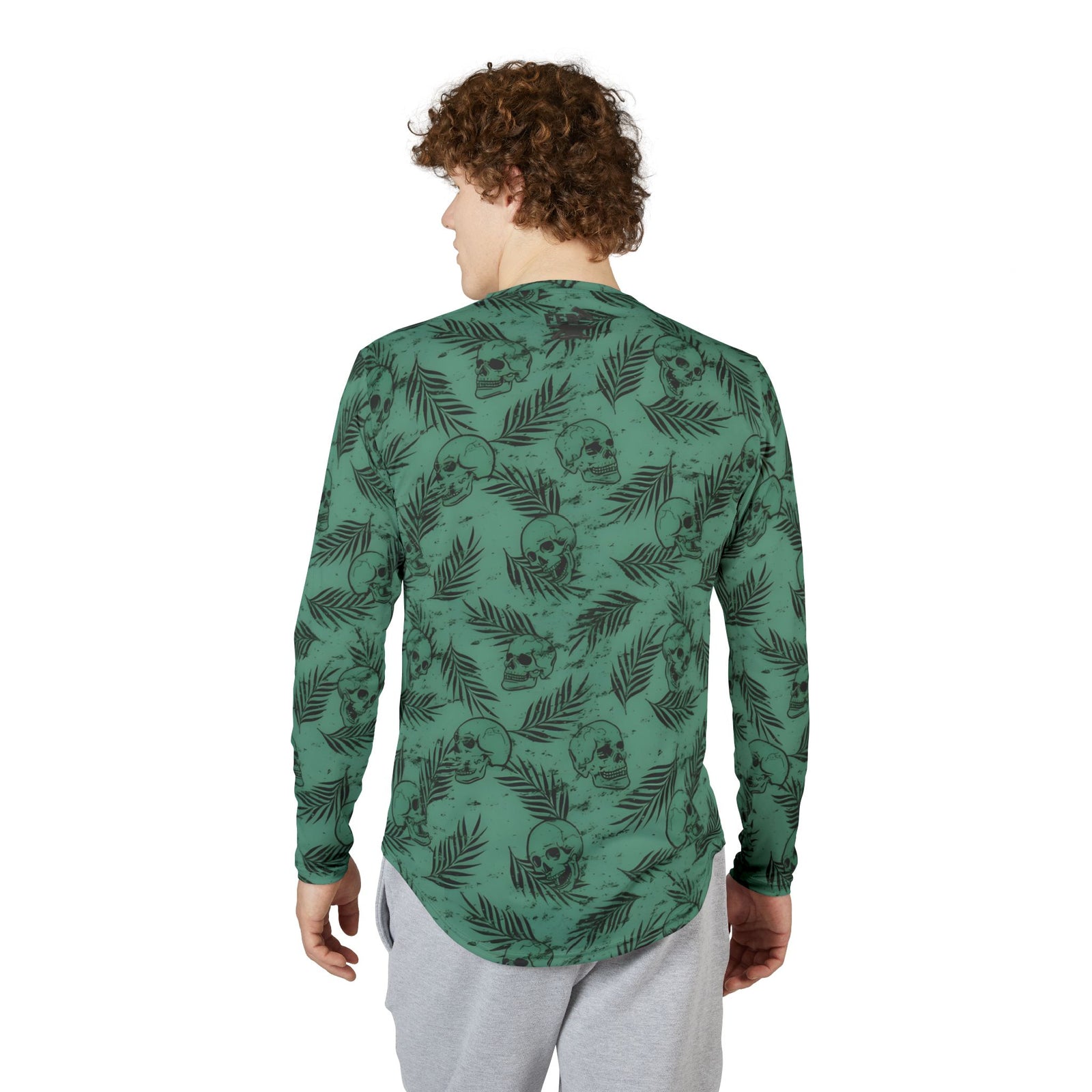 American Made Tropic Skull Men's UV Protection Long Sleeve Shirt (AOP) - All Over Prints/ Freedom Forge Revolution