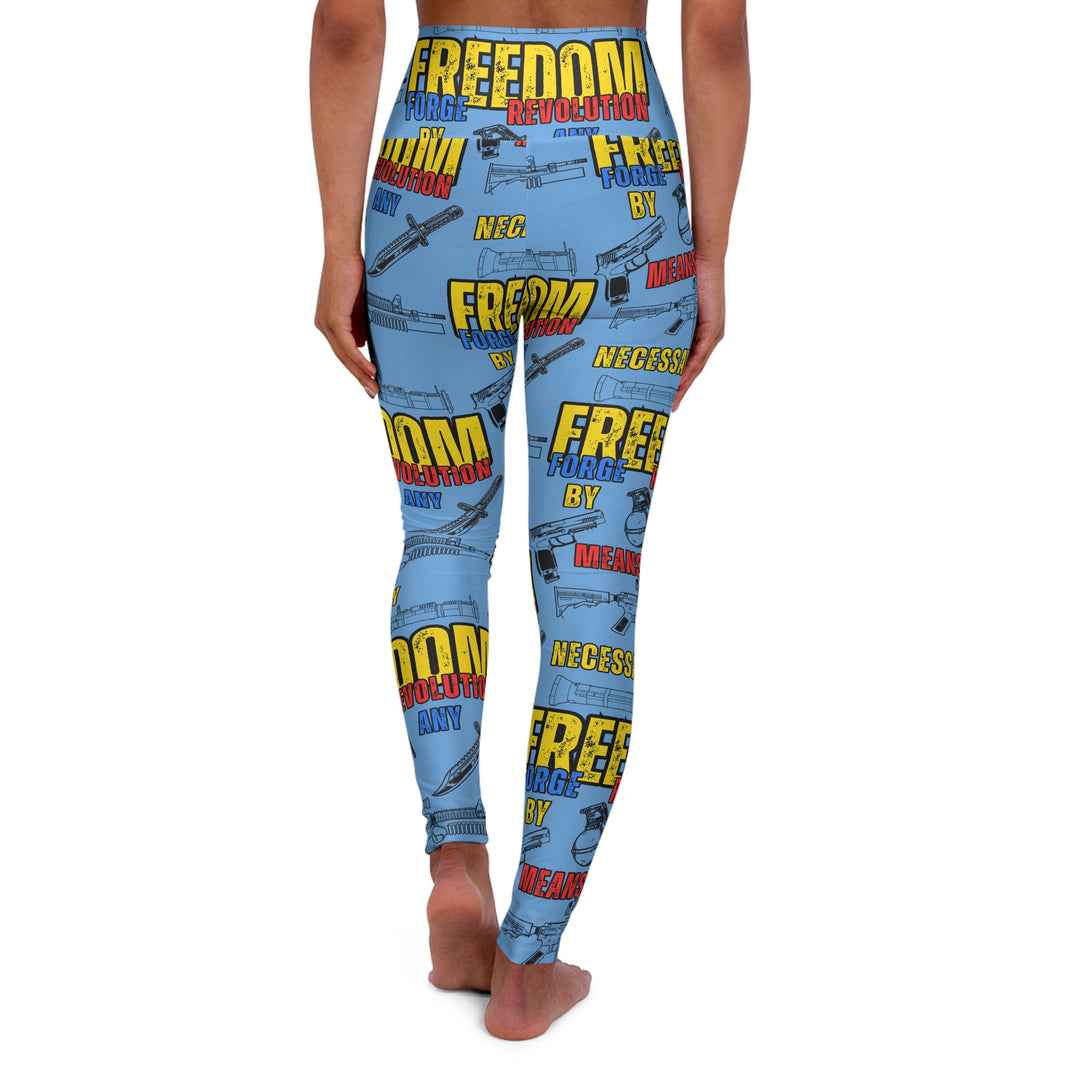 High Waisted Yoga Leggings - By Any Means