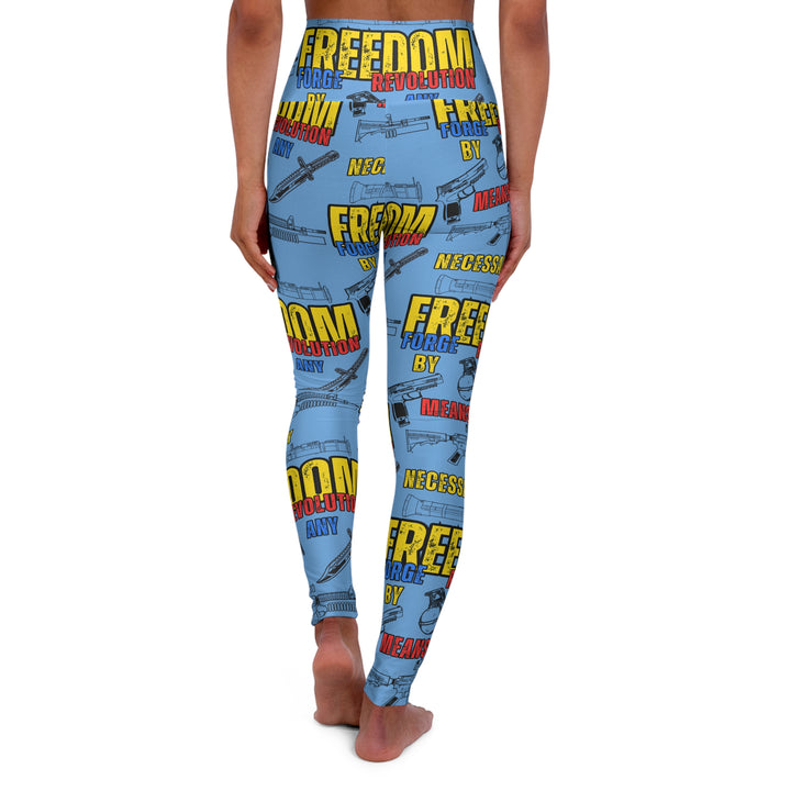 High Waisted Yoga Leggings - By Any Means