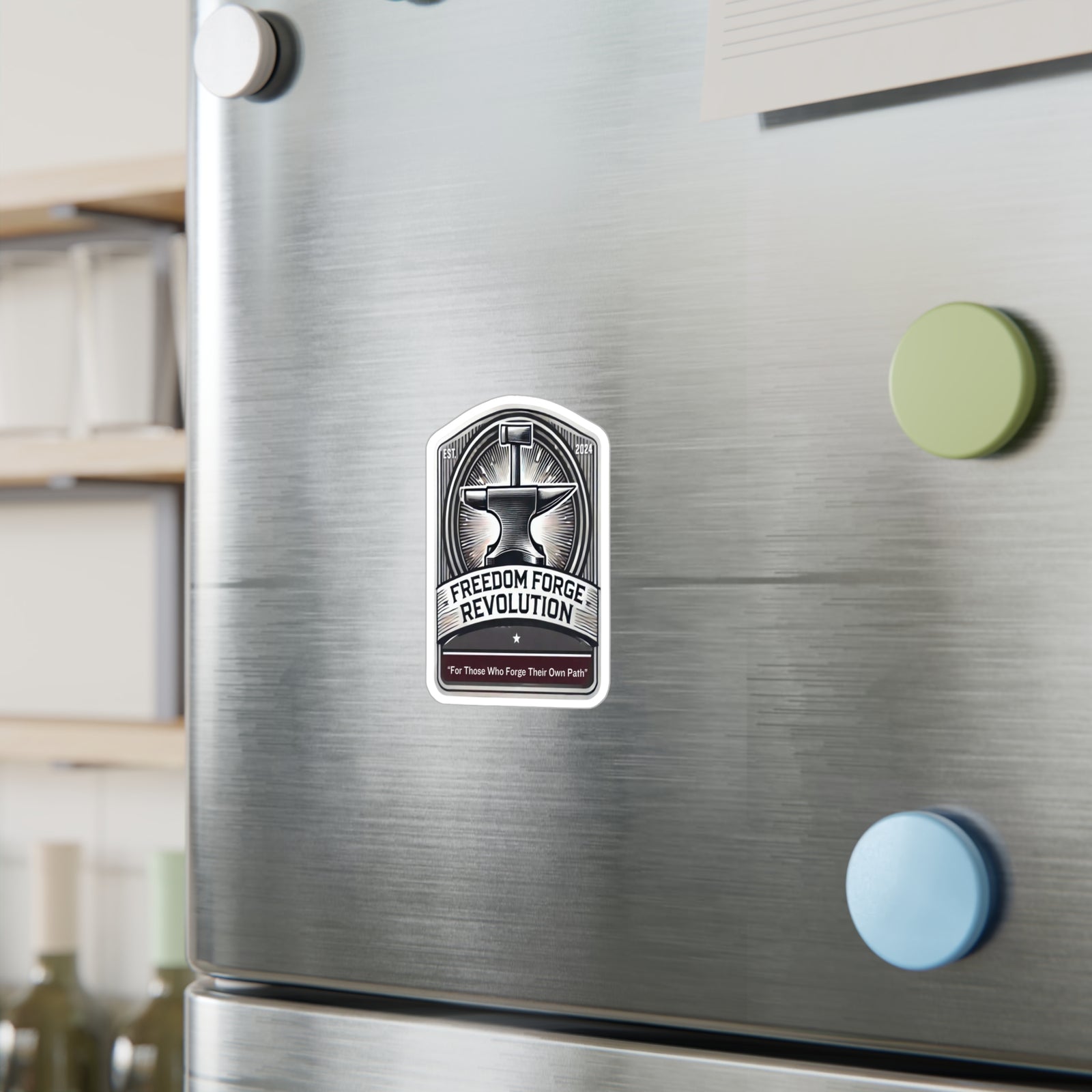 American Made Hammer and Anvil Sticker - Swag/ Freedom Forge Revolution