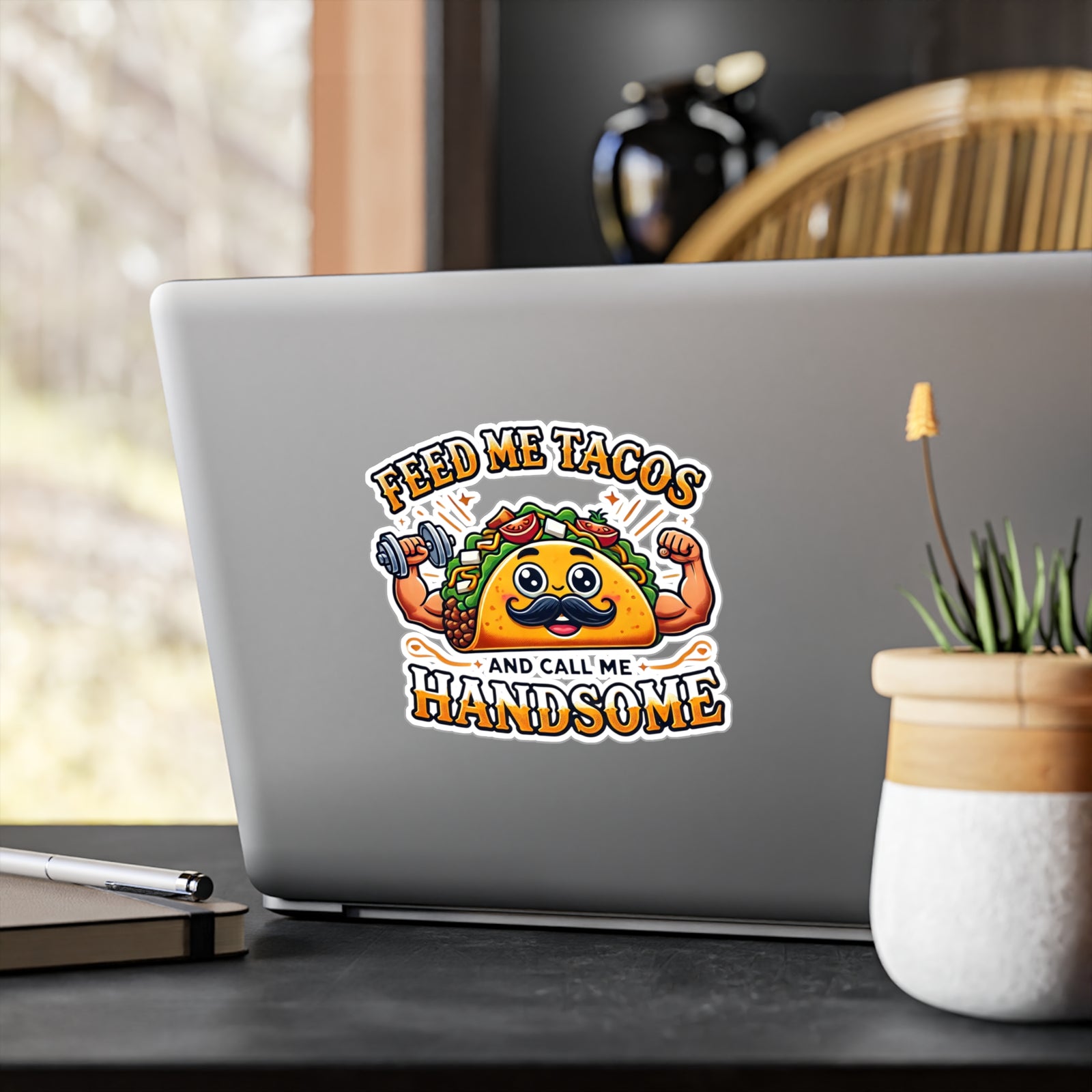 American Made Tacos And Handsome Sticker - Swag/ Freedom Forge Revolution