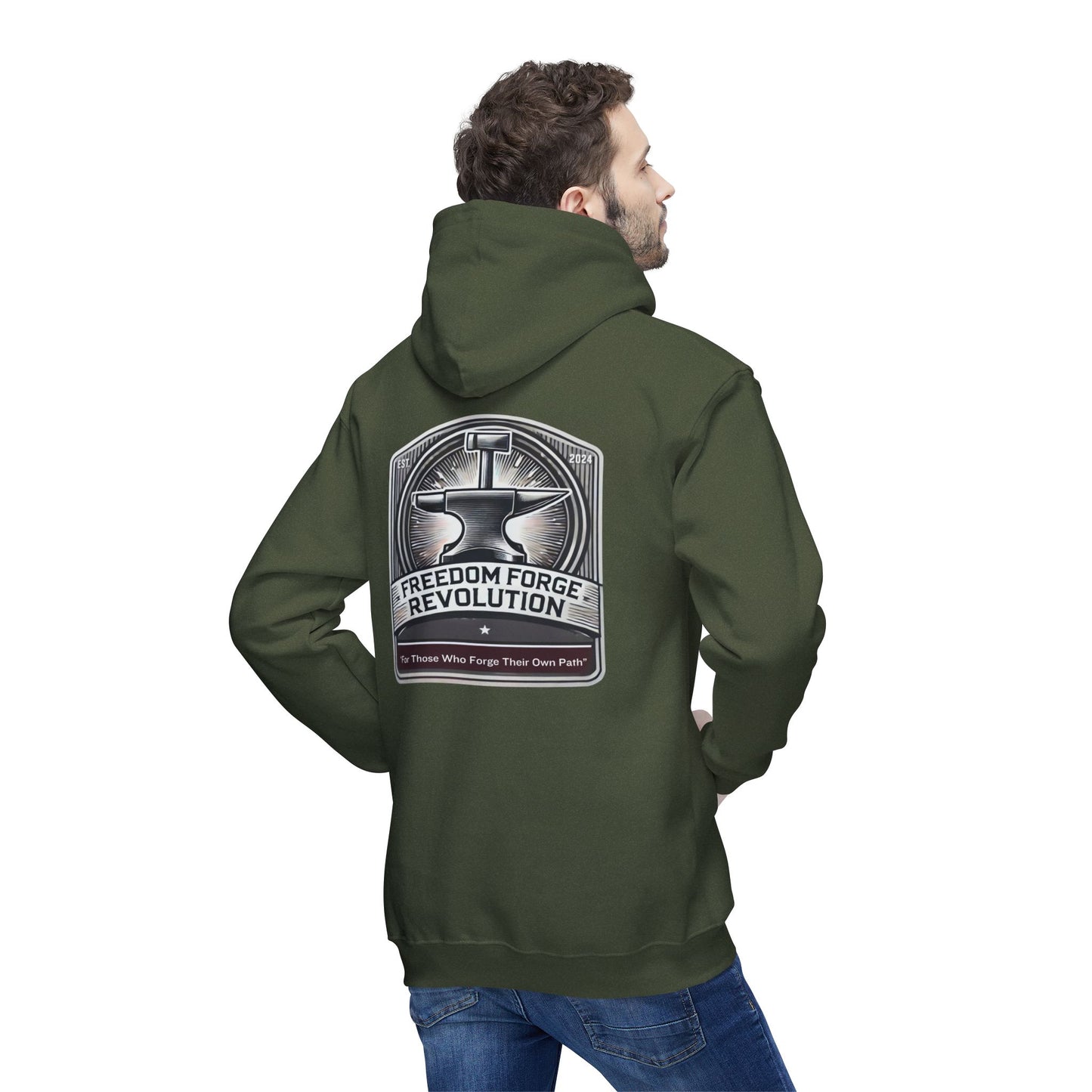 Unisex Hooded Sweatshirt - Freedom Forge Revolution