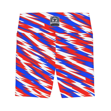 American Made Empowerment Women's Workout Shorts - Freedom Forge Revolution - Leggins/ Freedom Forge Revolution