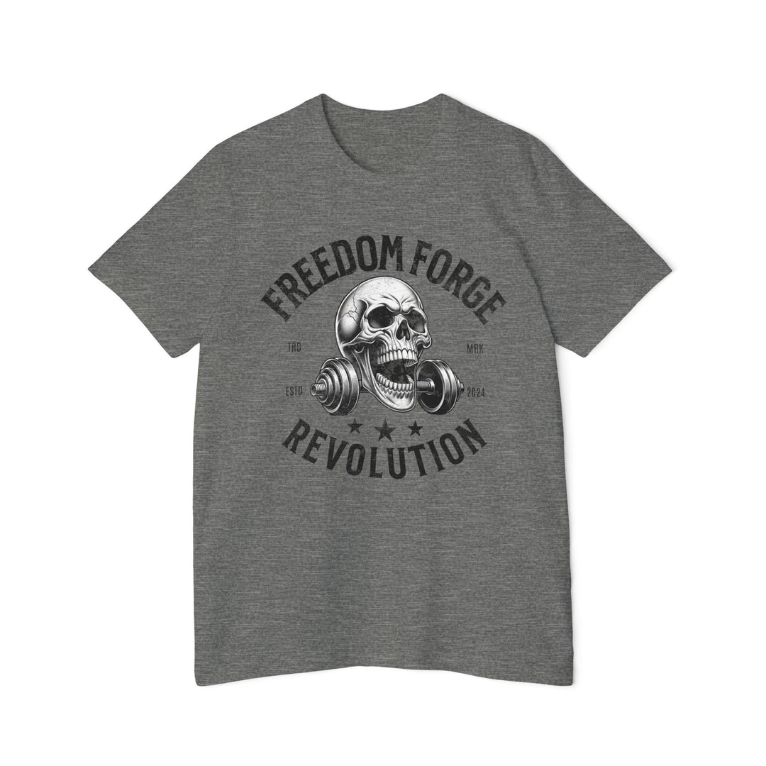 American Made Skull And Cross Plates - Unisex T-Shirt/ Freedom Forge Revolution