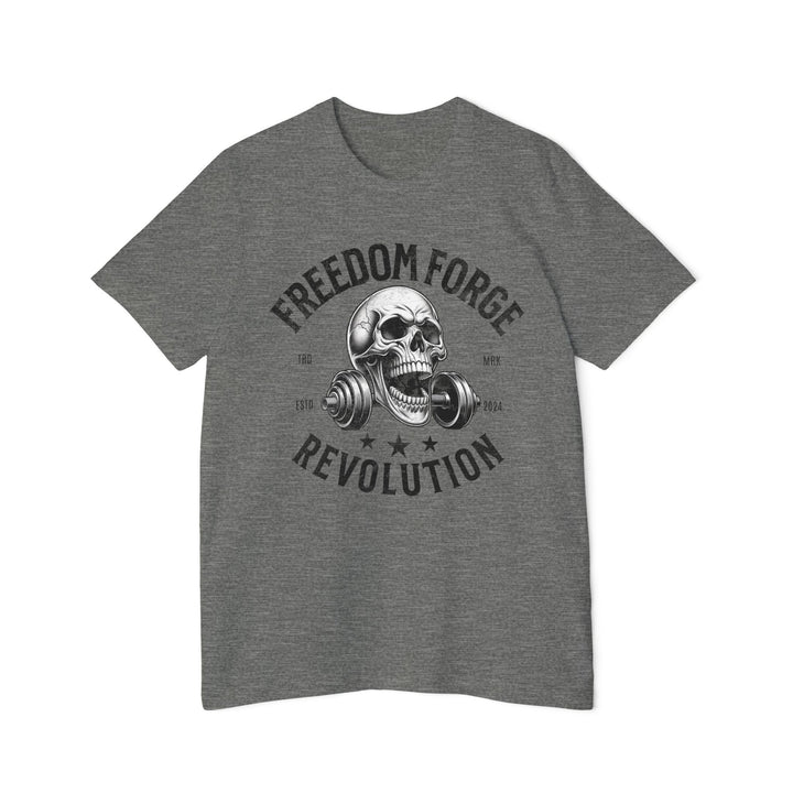 American Made Skull And Cross Plates - Unisex T-Shirt/ Freedom Forge Revolution