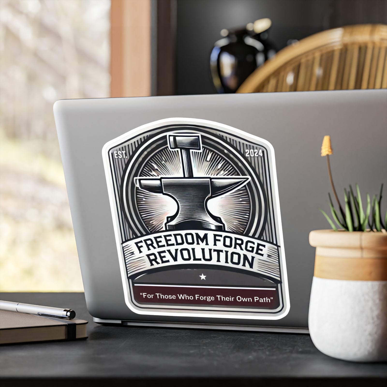 American Made Hammer and Anvil Sticker - Swag/ Freedom Forge Revolution