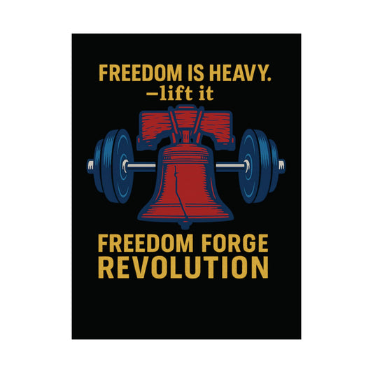 Freedom Is Heavy Matte Vertical Poster