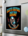 American Made Death Before Decaf Sticker - Swag/ Freedom Forge Revolution