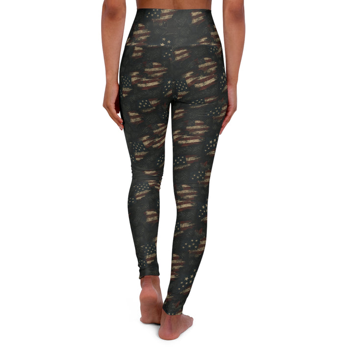 High Waisted Yoga Leggings - Grit And Steel