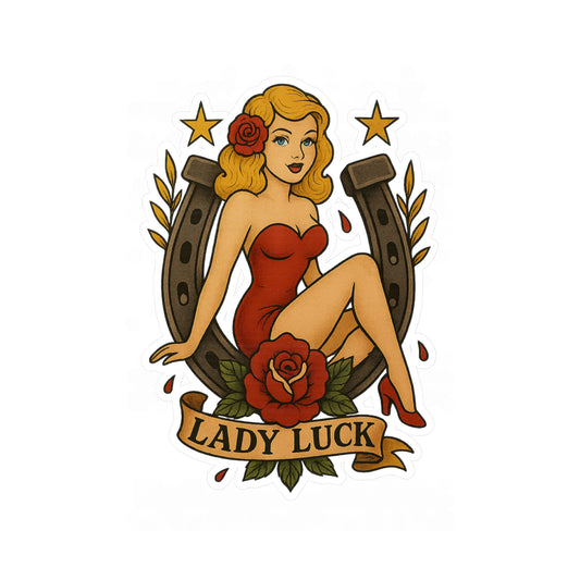 Lady Luck Sticker