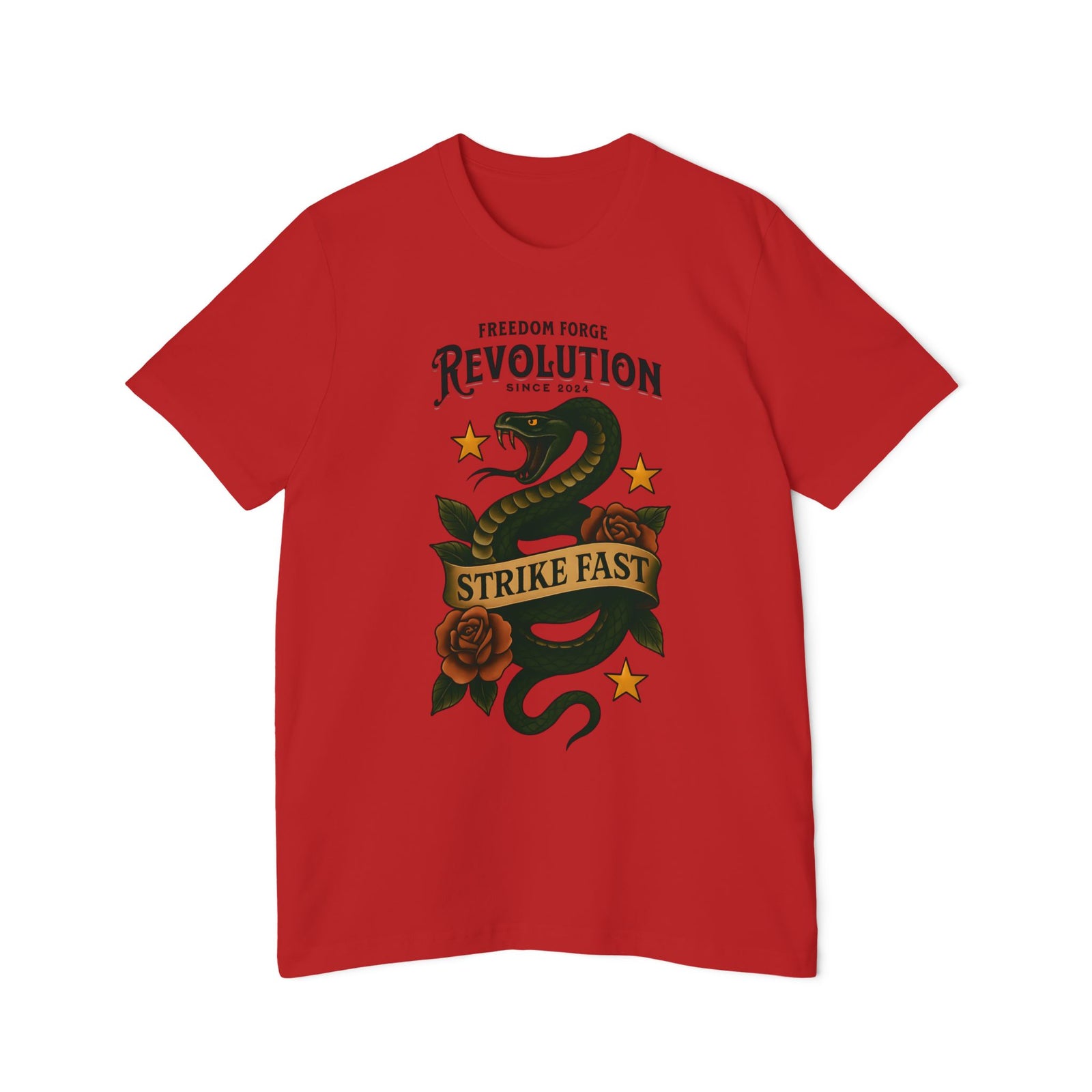 American Made Strike Fast - Unisex T-Shirt/ Freedom Forge Revolution