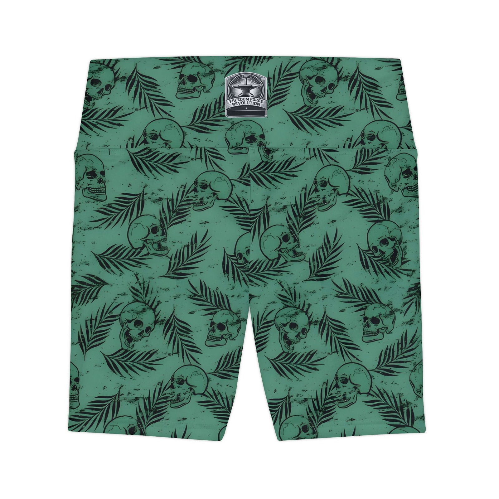 American Made Empowerment Women's Workout Shorts - Freedom Forge Revolution - Leggins/ Freedom Forge Revolution